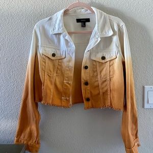 Women’s Cropped Ombré Denim Jacket